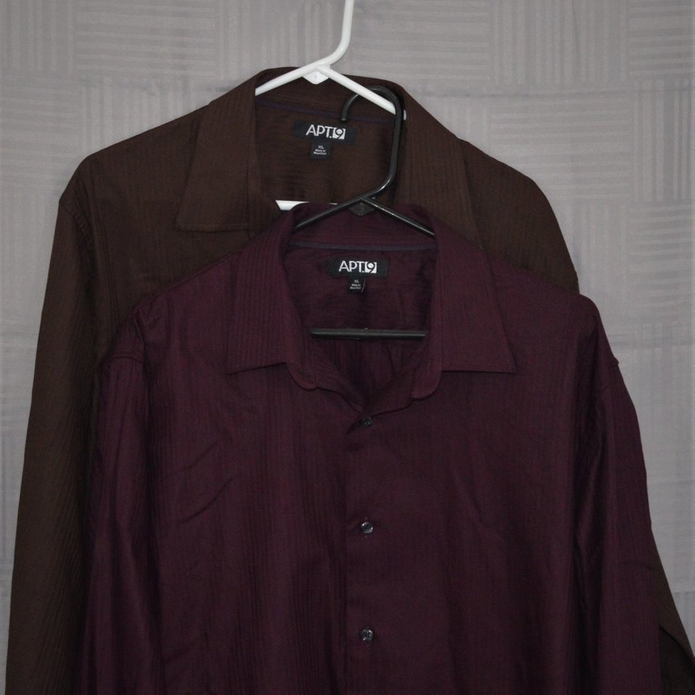 2 Apt 9 XL long sleeve dress shirts